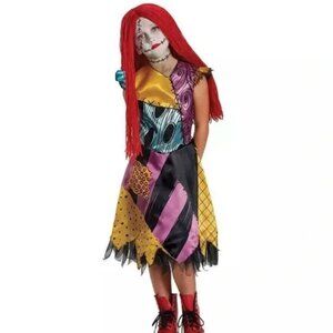 Girls L (10-12) Sally Deluxe Costume Nightmare Before Christmas Halloween‎